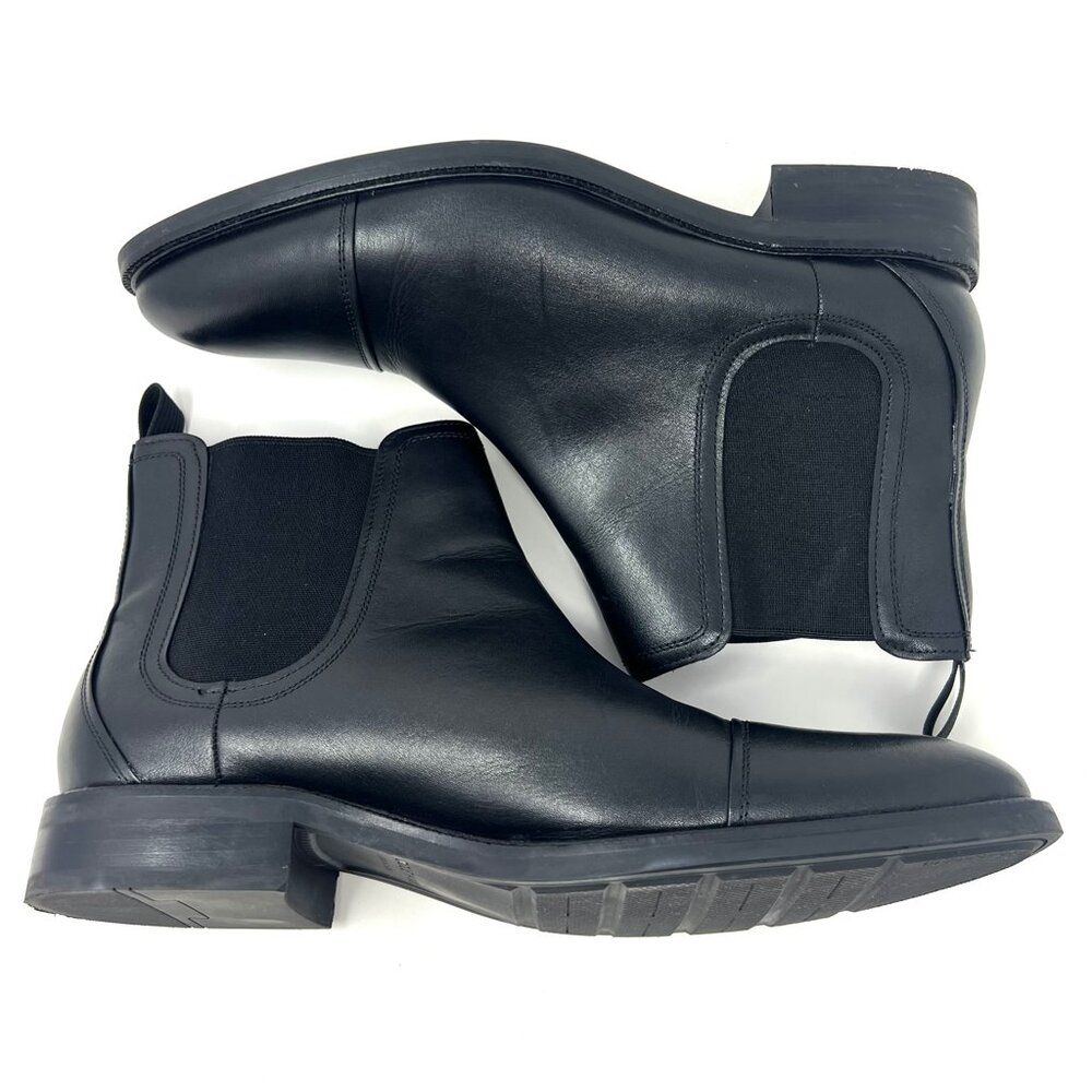 Cole Haan Men’s Grand OS Conway Chelsea Boot Sz 12 Black Leather Waterproof GUC - Picture 5 of 10
